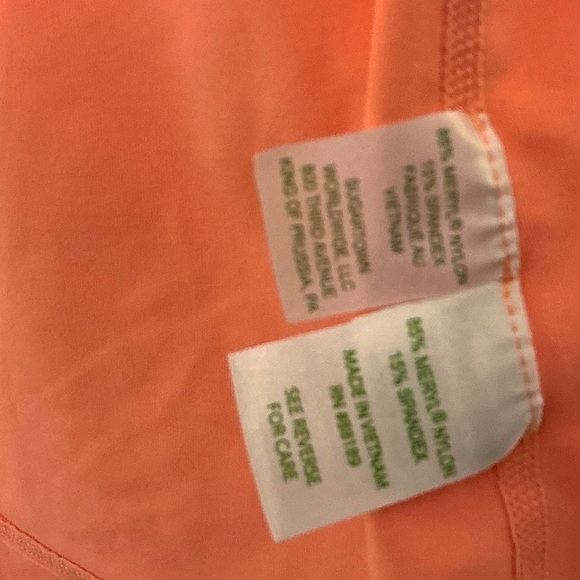 Lilly Pulitzer UPF 50+ Luxletic Active Tank Top S Orange - Picture 5 of 5